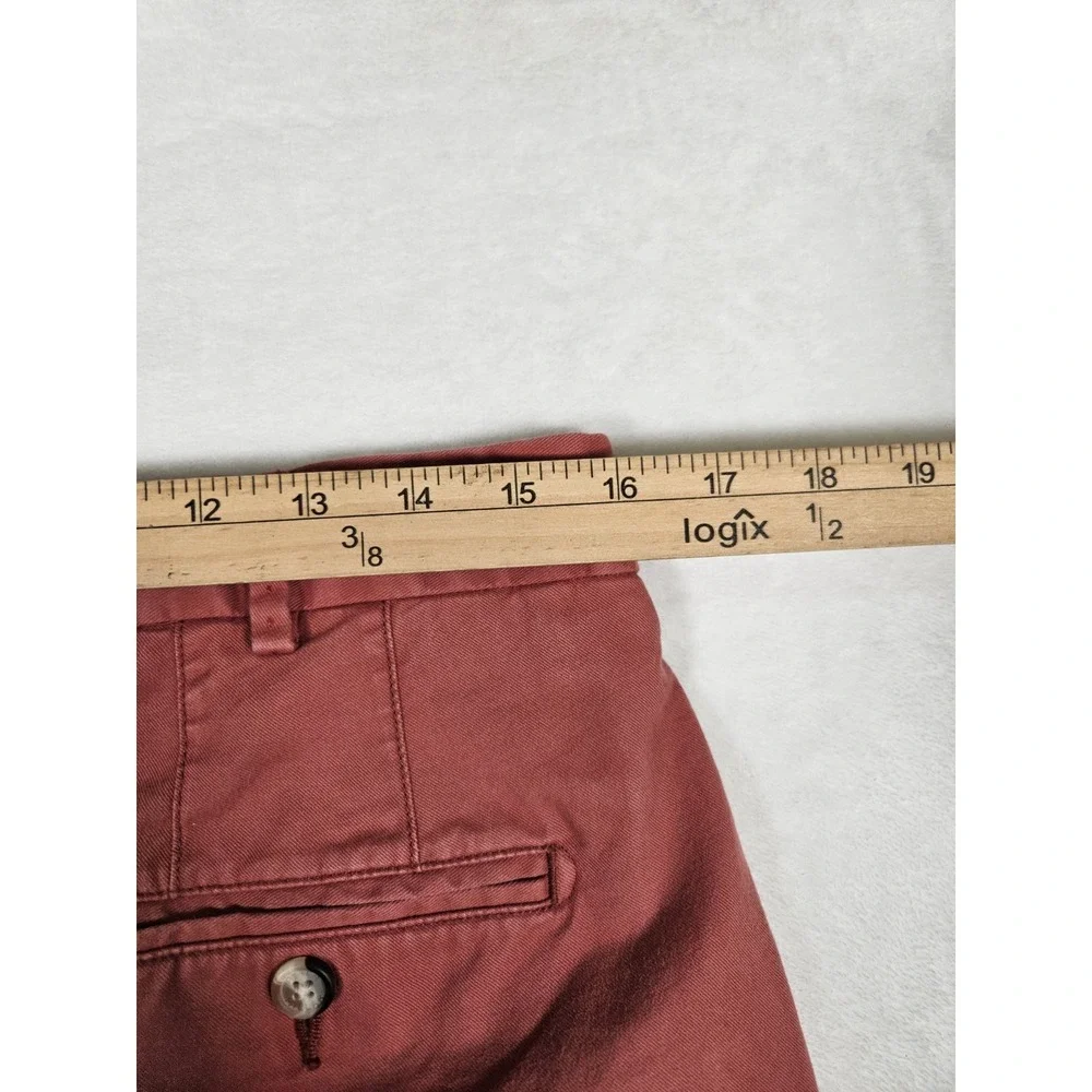 Peter Millar‎ Men's Pima Cotton Pants Slacks Peru Made MF17B48 Size 33 Dark Pink - Picture 12 of 15